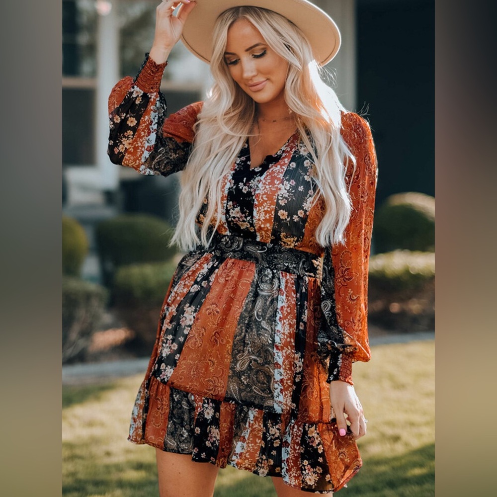 Paisley Floral Dress